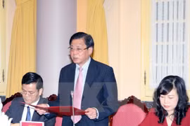 Laws, resolution and ordinance announced