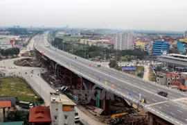 Hanoi's largest road flyover reduces traffic jams 