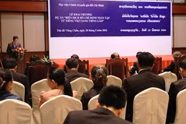Complete works of Ho Chi Minh translated into Lao