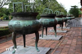 Bas-reliefs on the Nine Bronze Urns in Hue Imperial Palace