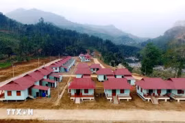 Efforts to replace temporary, dilapidated homes in flood zones