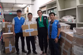 WHO sends 1 million water purification tablets to flood-hit households in northern Vietnam (Photo: VietnamPlus) 