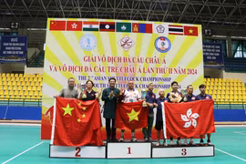 Vietnam top at the 2024 Asian shuttlecock championships (Photo: VNA)
