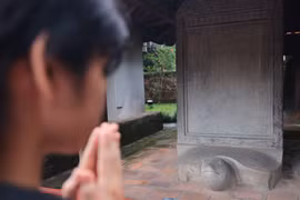Unique dragon imagery on doctoral steles at Temple of Literature