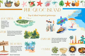 Phu Quoc named among top 10 destinations for ideal tropical vacation