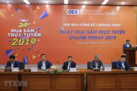 Online Friday 2019 is announced to be held in December at a Hanoi press conference. (Photo: VNA)