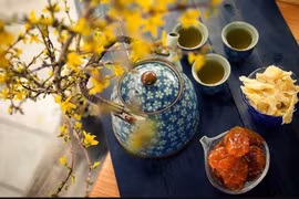 Enjoying jam, tea – a cultural feature during Lunar New Year