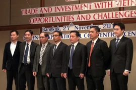 Representatives of Thailand's enterprises operating in Vietnam at the workshop (Photo: VNA)