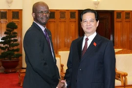 At the reception (Source: VNA)