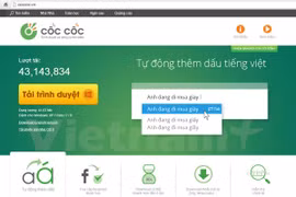Coc Coc's search engine (Photo:VNA)