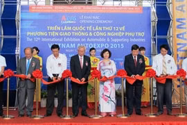The Vietnam AutoExpo 2015 kicks off in Hanoi on June 17. (Photo: qdnd.vn)