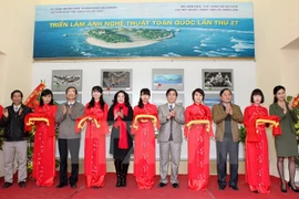 The 27th National Art Photo Contest's opening ceremony. Photo: VNA