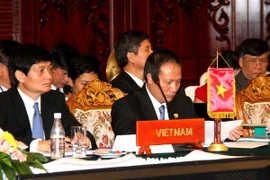 Vietnam delegation at the meeting (Photo: VNA)