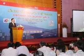 PM Nguyen Tan Dung addresses the 3rd Information and Communications Technology (ICT) Summit. Photo: VNA