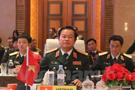 Chief of the General Staff of the Vietnam People’s Army, Senior Lieutenant General Do Ba Ty at the event. Photo: VNA