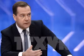 Russian Prime Minister Dmitry Medvedev (Photo: AFP/VNA)