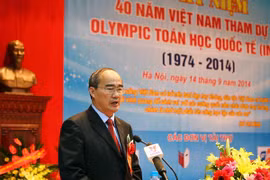 Fatherland Front President Nguyen Thien Nhan addressed at the ceremony (Photo: VNA)