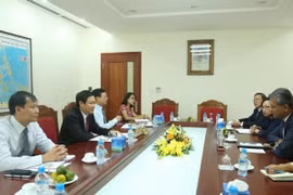 At the working session (Source: VNA)