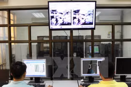Satellite images are processed at the National Remote Sensing Centre (Photo: VNA)