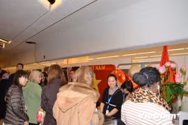 Vietnamese booth at the event (Photo: VNA)