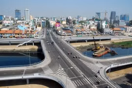 A bridge was built using Japan's ODA fund. (Source: Thediplomat.com)