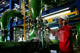 Inside a power plant. Eleven Japanese banks will provide a 680 mln USD loan for EVN to build a power plant. (Photo: VNA)