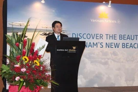 Vice Secretary of the provincial Party Committee Nguyen Thanh Nghi speaks at the workshop (Photo: VNA)