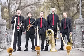 The Red Socks brass quintet from Germany will perform in Hanoi and HCM City as part of Europe Days 2015 (Photo: redsocksbrass.de)