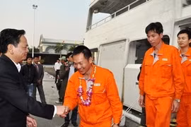 Cruise liner Beiyou 16 at Tuan Chau port (Source: VNA)