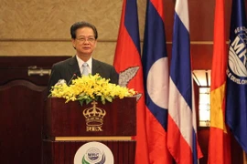 Prime Minister Nguyen Tan Dung speaking at the event (Photo: VNA)