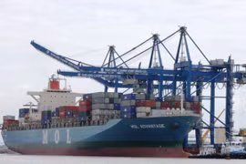 The container port in the complex (Source: VNA)