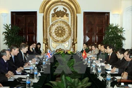 Overview of the Vietnam-UK strategic dialogue (Photo: VNA)