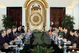 Overview of the Vietnam-UK strategic dialogue (Photo: VNA)