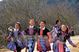 Children of the H'Mong ethnic group (Photo: VNA)