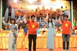 Vietnamese team at the contest (Source: VNA)