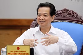 Prime Minister Nguyen Tan Dung on August 26 had a meeting with the Ministry of Education and Training (Photo: VNA)