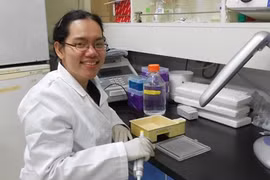 Dr Tran Ha Lien Phuong, together with 14 other female scientists from across the world, will receive the 40,000 USD award, known as International Rising Talent Grants, at a ceremony in Paris on March 18. (Photo: L'Oreal Vietnam)
