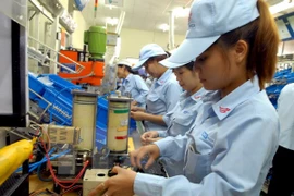 A component production line of the Minda Vietnam Automotive Company (Photo: VNA)