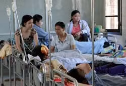 Ha Noi - based Bach Mai Hospital is always crowded with patients. Photo: VNA