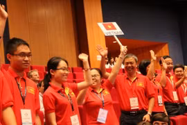 Vietnamese contestants (Source: VNA)