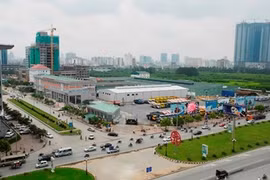 The current inland container depot My Dinh ICD in Pham Hung road (Photo: Interserco)