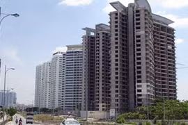 In Q2/2014, Hanoi's total apartment supply was approximately 95,800 units from 162 sold projects and 67 active projects (Photo: bizlive)