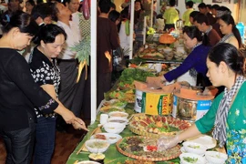 Specialties offered at a festival (Photo: VNA)