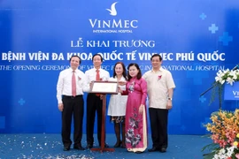 A ceremony was held in Phu Quoc island on June 19 to inaugurate the hospital (Photo: VNA)