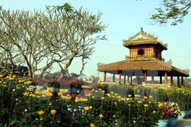 Phu Van Lau - a relic inside the Hue Imperial City (Photo: VNA)