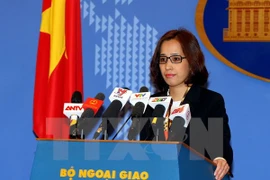 Deputy Spokesperson of the Ministry of Foreign Affairs Pham Thu Hang (Photo: VNA)