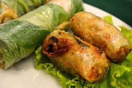 The website describes nem ran as “a crispy shell with a soft veggie and meat filling dunked in a tangy sauce” (Photo: CNN) 