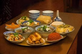 A tray of Tet dishes (Photo: VNA)