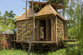 The Blooming Bamboo Home is a housing solution for millions of Vietnamese people suffering from natural disasters such as storms, floods, landslides and drought (File Photos)