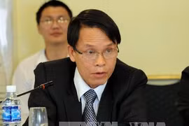 VNA deputy chief Nguyen Duc Loi speaks at the meeting (Photo: VNA)